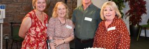 Those who have run the Dumfries and Galloway Befriending Project at some point since its inception. Left to right, Helen McAnespie, Annette Richards, Alex Dickson and Fiona Jessiman