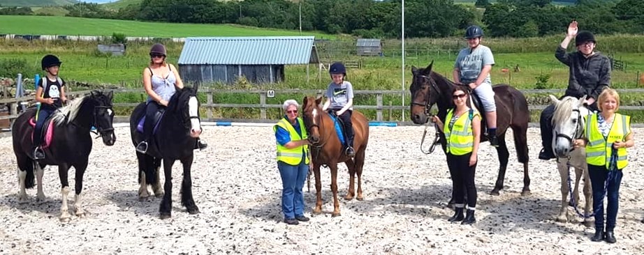 Riders at Happy Hooves.