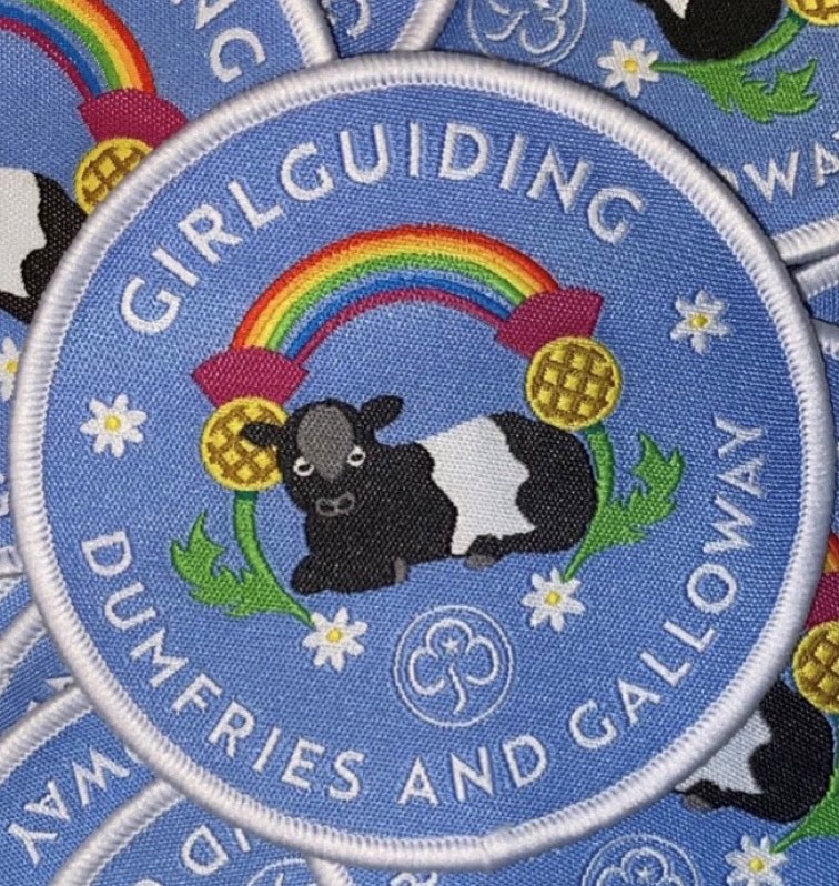 Girlguiding Dumfries and Galloway badge