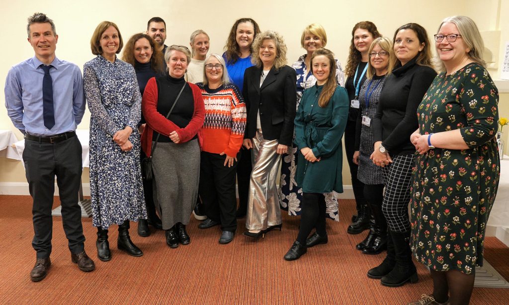 Third Sector Dumfries and Galloway team members Alan Hall, Claire Brown, Kateryna Stoian, Dan Allan, Iona Callum, Nadine Coltart, Gail McPhillips, Jane Stanistreet, Norma Austin Hart, Niomi Nichol, Rachel Muir, Yuliia Dymkovska, Sharee Donoghue, Selina McMorran, Natalie Anderson.